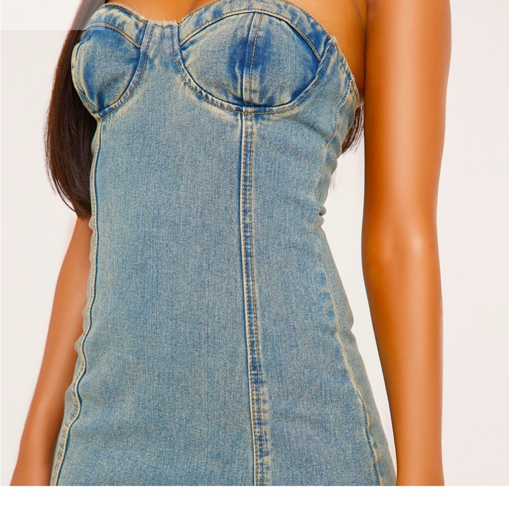 Brand new Ego denim dress. Sold out on online very cute and trendy.